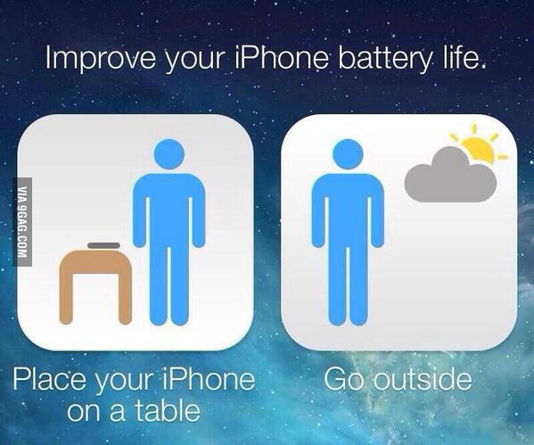 iOS 7 battery life