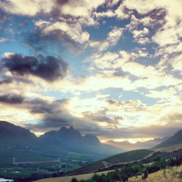 Running in Stellenbosch