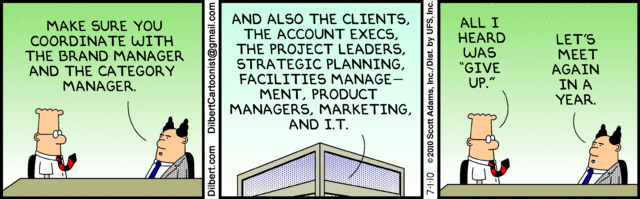 Dilbert design by committee