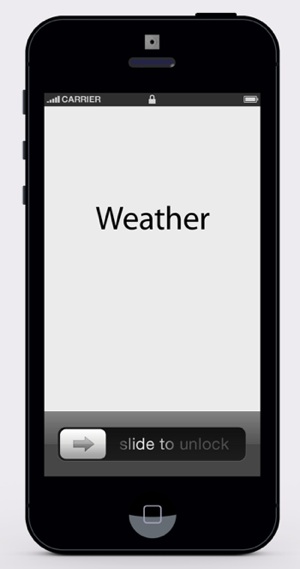 Merlin Mann minimalist weather app