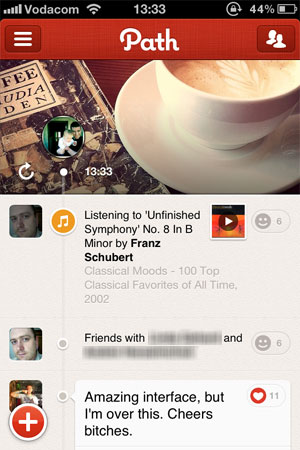 path user interface